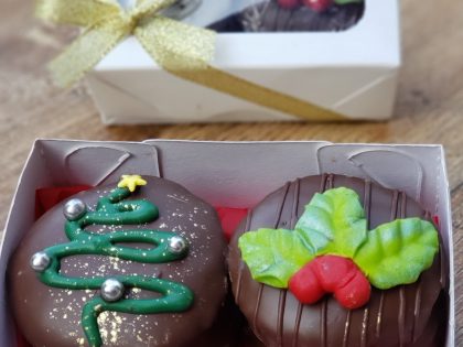 Caixa com Pão de Mel Decorado | Dalice Chocolates e Biscoitos Finos